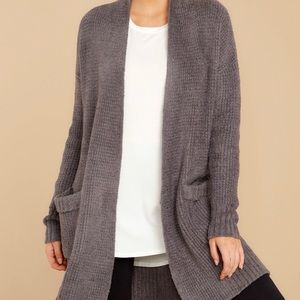 Barefoot Dreams CozyChic Ash Long Weekend Cardigan